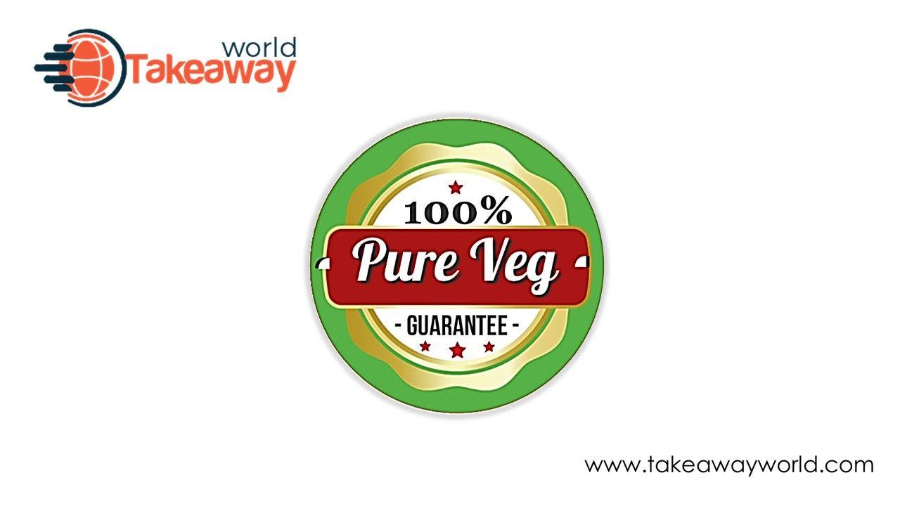 Veg Logo - 100% Pure Veg Sticker - Takeaway World