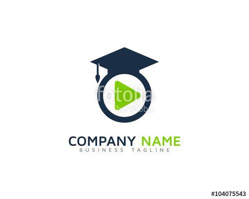 Learning Logo - Video Learning Logo Design Template Stock Image And Royalty Free