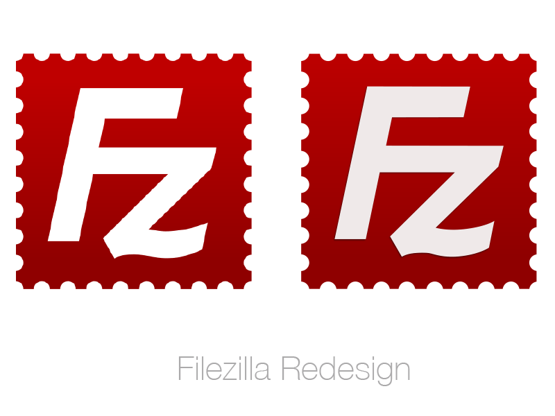 FileZilla Logo - FileZilla Logo Redesign Sketch freebie free resource