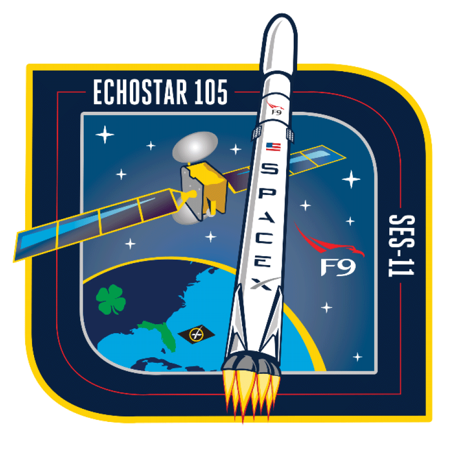 EchoStar Logo - SES-11 / EchoStar 105 Set To Launch Tonight - Space News 360