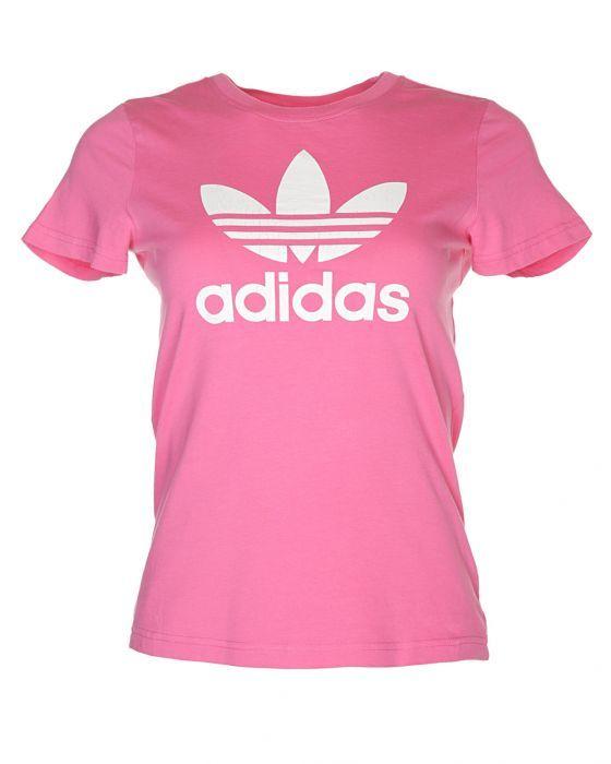 Pink T Logo - Adidas Pink Logo T-Shirt - S Pink £20 | Rokit Vintage Clothing