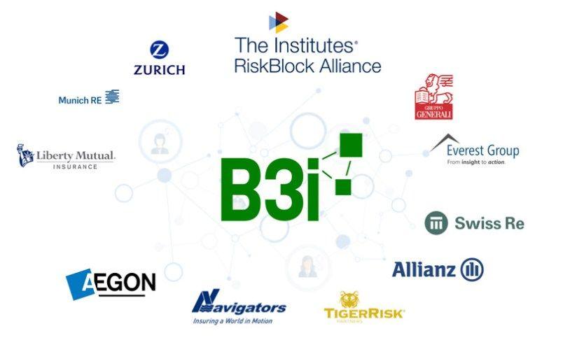B3i Logo - B3i Blockchain Insurance Initiative Cooperates With Riskblock Alliance