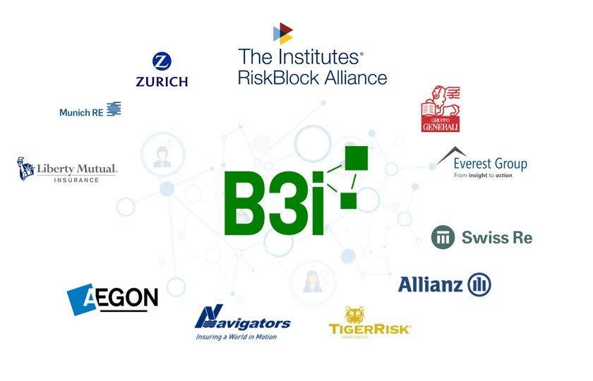 B3i Logo - B3i Blockchain Insurance Initiative Cooperates With Riskblock Alliance