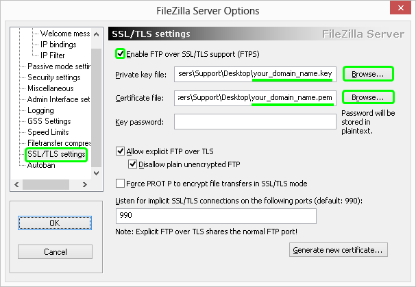 FileZilla Logo - FileZilla SSL Certificate Installation