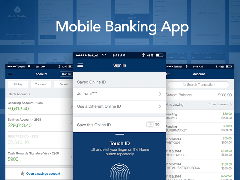 Banking applications