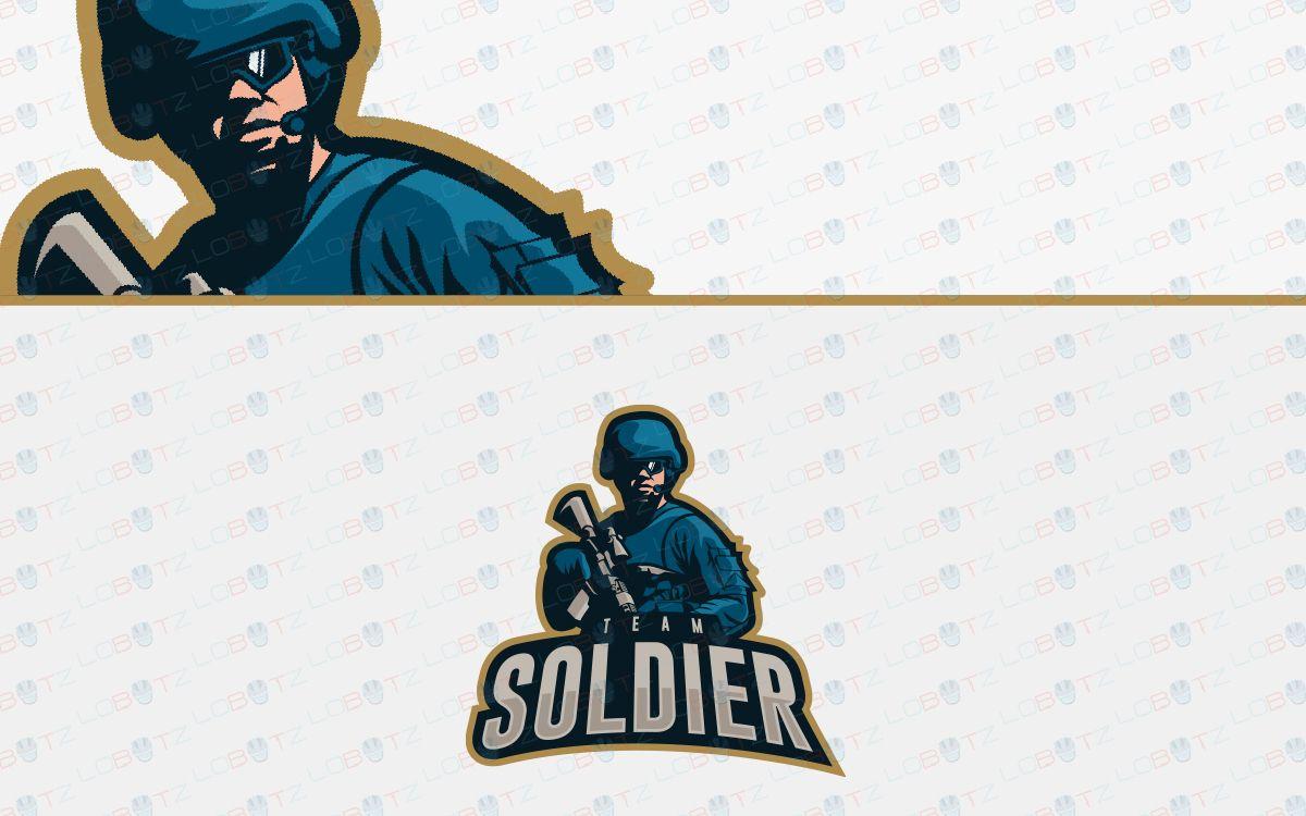 Soldier Logo - Army Soldier eSports Logo Soldier Mascot Logo
