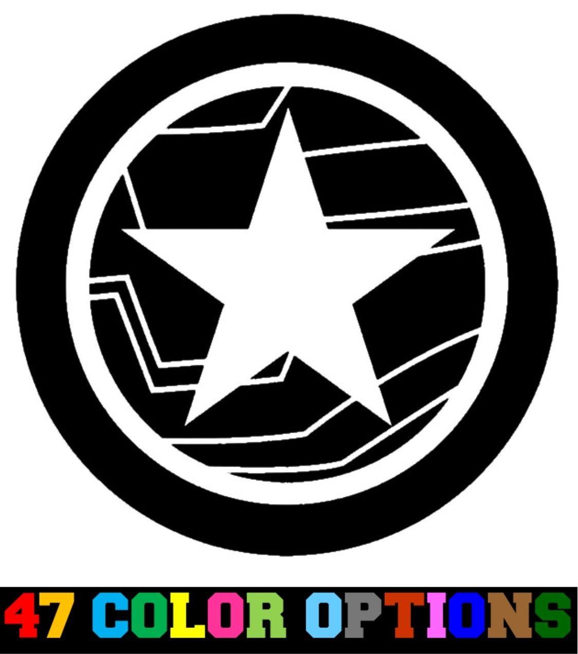 Soldier Logo - Infinity War Avengers Winter Soldier Logo - Black Pearl Custom Vinyls