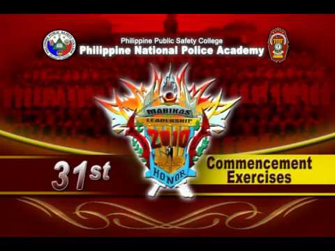 Pnpa Logo - PNPA 31st Commencement Exercises OBB