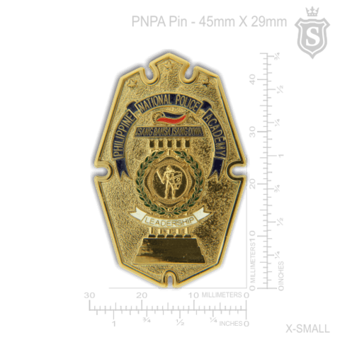 Pnpa Logo - Philippine National Police Academy (PNPA) Pin Gold 45mm