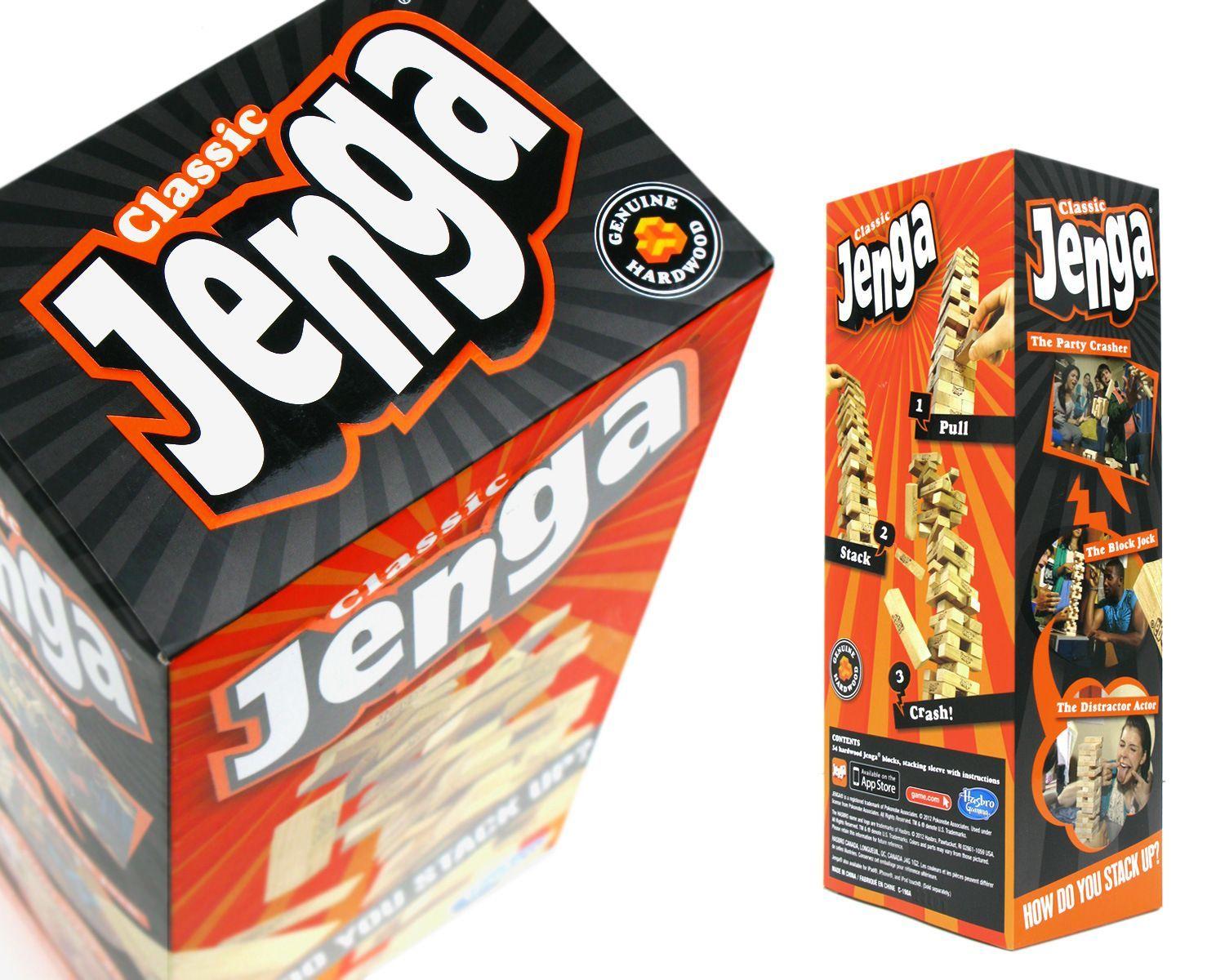 Jenga Logo - Hasbro New Jenga Packaging Redesign Bxc #packaging #concepts