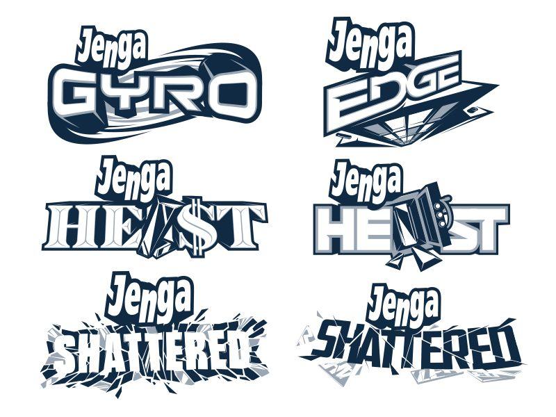 Jenga Logo - Jenga 2/2 by raul sigala - Dribbble