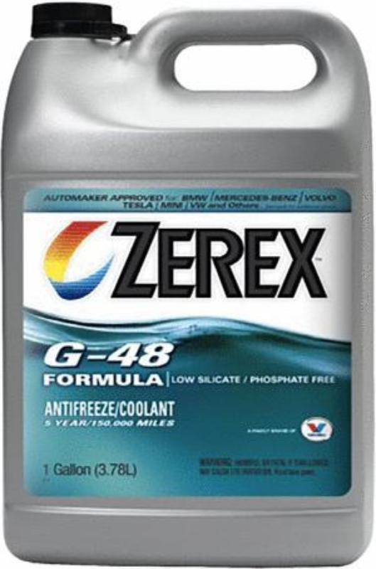 Zerex Logo - New Valvoline Zerex G 48 Coolant / Antifreeze (Blue), LRNG48