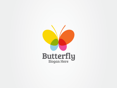 Butterflies Logo - 50+ Creative Colorful Butterfly Logos Designs Inspiration