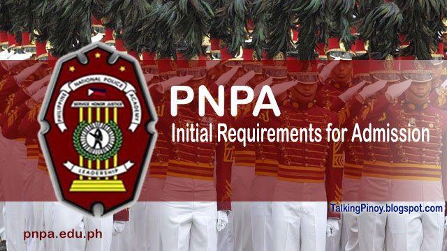 Pnpa Logo - Qualifications / Initial Requirements for PNPA Admission