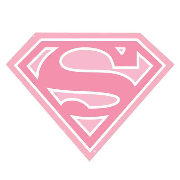 Pink Logo - SUPERMAN - pink logo Sticker | Sold at EuroPosters