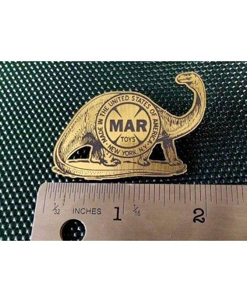 Playset Logo - Buy Custom MARX PREHISTORIC DINOSAUR Playset Logo Pinback Badge ...