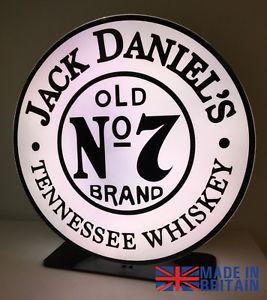 Jacl Logo - Round LED light box, Jack Daniels logo sign, LED bar display