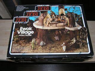 Playset Logo - Tri Logo Ewok Village Action Playset | Kenner Vintage Star Wars ...