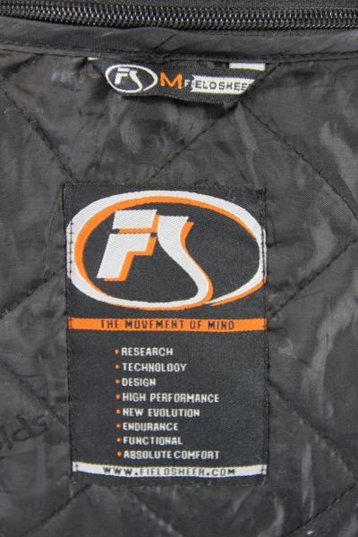 Fieldsheer Logo - FIELDSHEER MACH 2 ALL WEATHER MESH LEATHER & TEXTILE BLACK BIKER