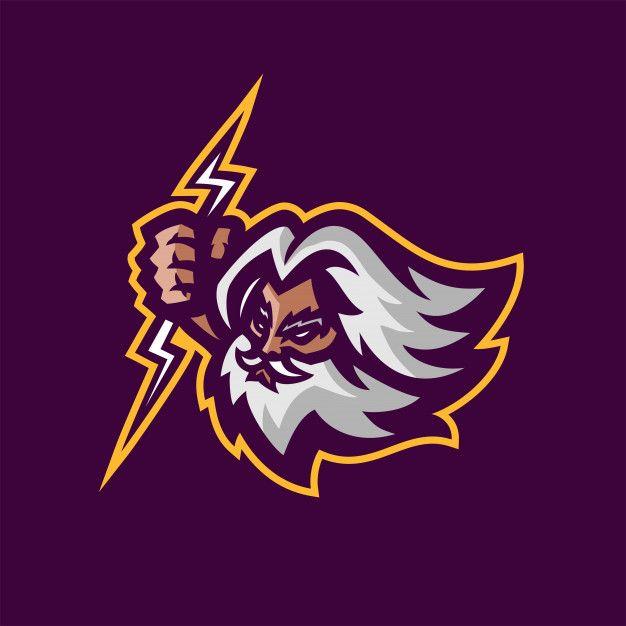 Zeus Logo - Zeus gods esport gaming mascot logo template Vector