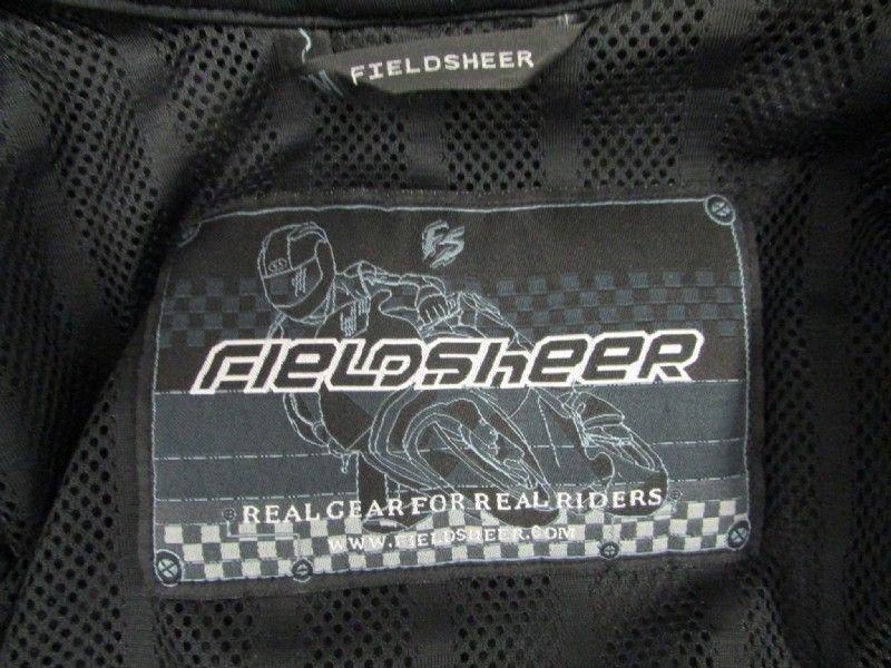 Fieldsheer Logo - Field Sheer Motorcycle Jacket Men's Size SM