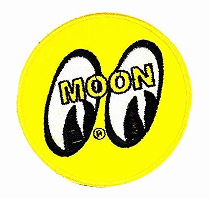 Mooneyes Logo - Amazon.com: MOON MOONEYES patch cartoon chidren kids Embroidren Iron ...