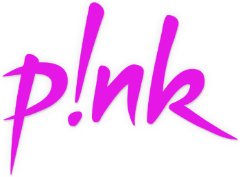 pinterest logo pink