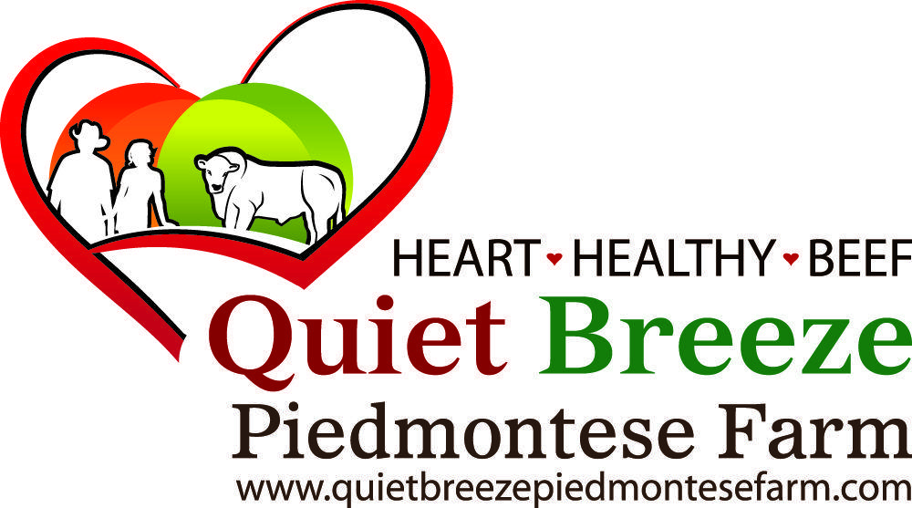 Piedmontese Logo - New Farm Logo for Quiet Breeze Piedmontese Farm. Quiet Breeze