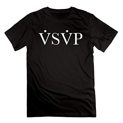 Vsvp Logo - Mens ASAP Rocky VSVP Logo A$AP Mob Stylish Cotton Tshirt Short