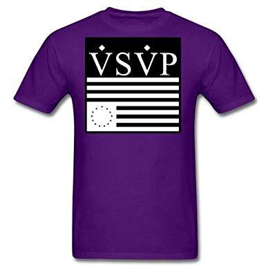 Vsvp Logo - Aruminy ARUMILY Mens VSVP Logo Custom T Shirt: Clothing