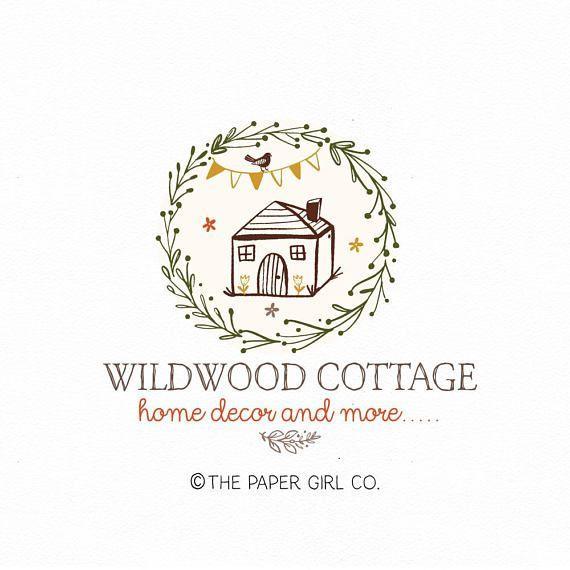 Cottage Logo - Labradoodle logo dog logo pet logo pre made logo photography logo ...