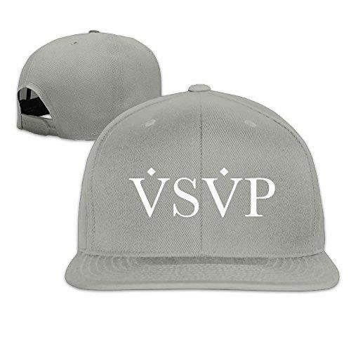 Vsvp Logo - ASAP Rocky VSVP Logo Casquette de baseball A $ AP Mob Flat Bill Ash