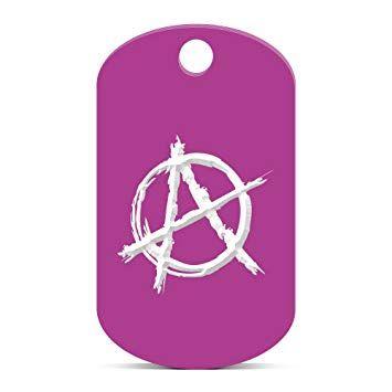 Occupy Logo - Amazon.com: Anarchy Symbol Keychain GI Dog Tag engraved occupy logo ...