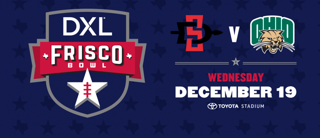 DXL Logo - San Diego State and Ohio Selected to Play in 2018 DXL Frisco Bowl ...