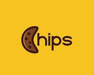 Chips Logo - chips Designed