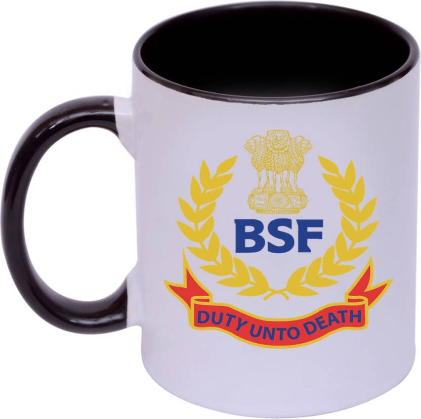 BSF Logo - Rjkart Ceramic BSF Logo Coffee For Gift |Black And White Ceramic Mug ...