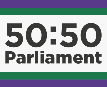 50/50 Logo - 50:50 Parliament:50 Parliament