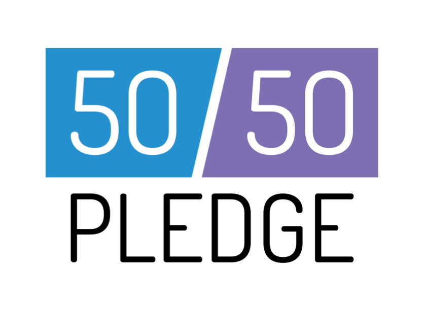 50/50 Logo - 50 Pledge