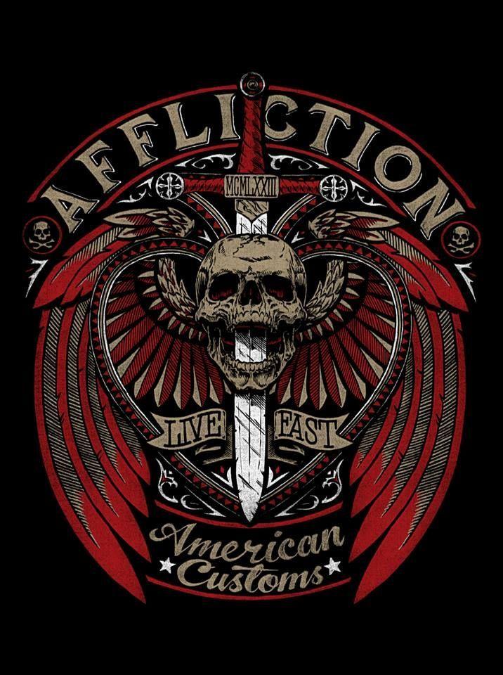 Affliction Logo - Pin by Kevin Ward on Affliction | Design, Artist, Shirt print design