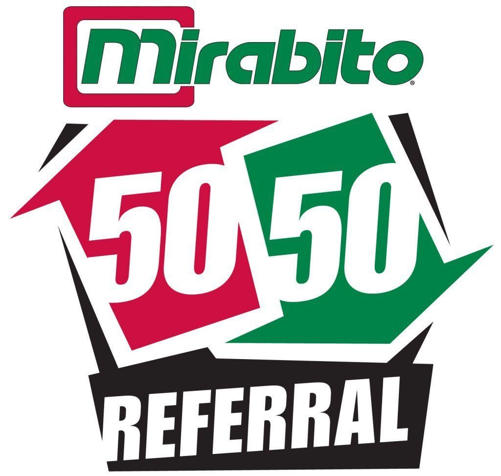 50/50 Logo - Refer And Earn With 50 50!. Mirabito Energy Products