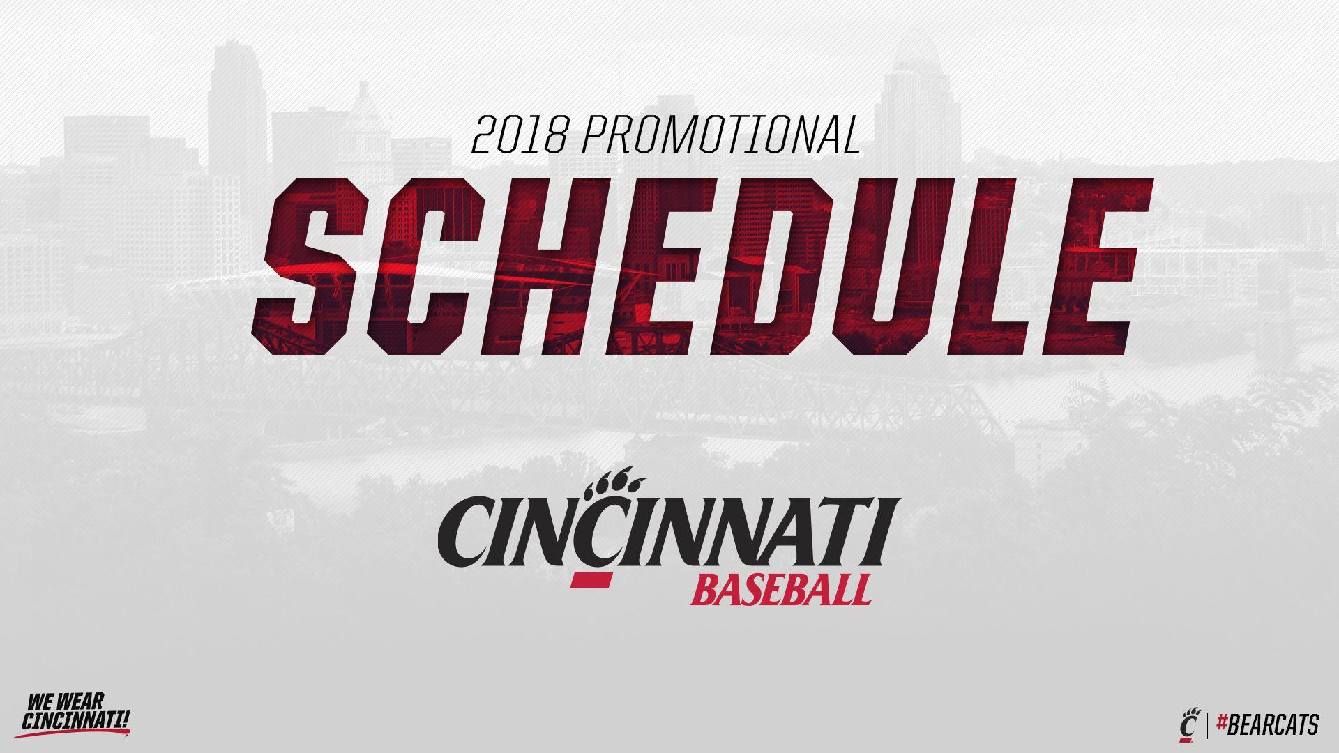 Sched Logo - Baseball Promotional Schedule Announced - University of Cincinnati ...