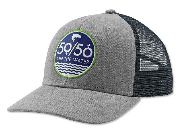 50/50 Logo - 50 Logo Trucker Cap 50 50 Trucker Hat - Orvis
