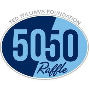 50/50 Logo - 50 RAFFLE. Ted Williams Hitters' Hall Of Fame