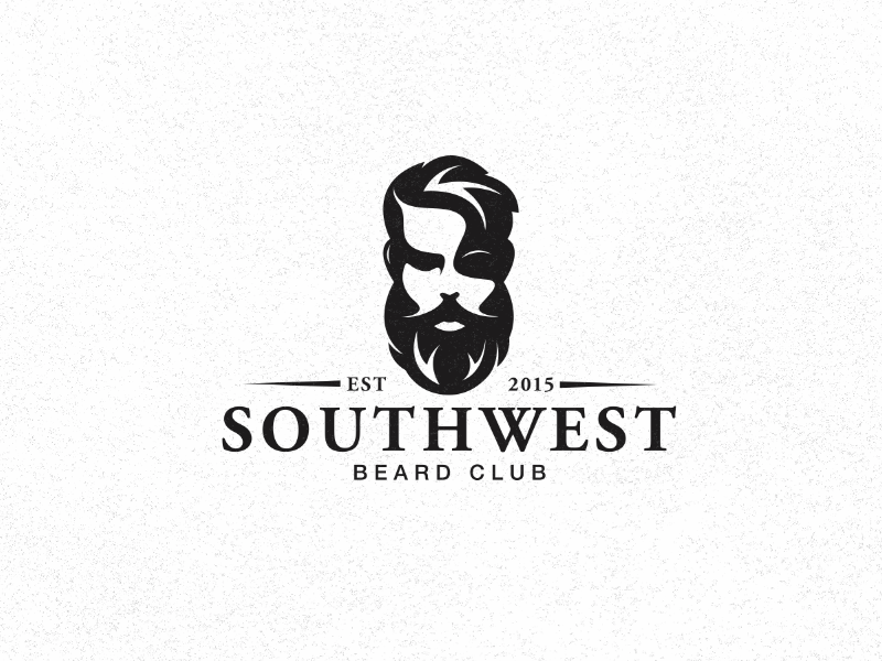 Beard Logo - Beard Club Logo Debut by Myles Stockdale | Dribbble | Dribbble