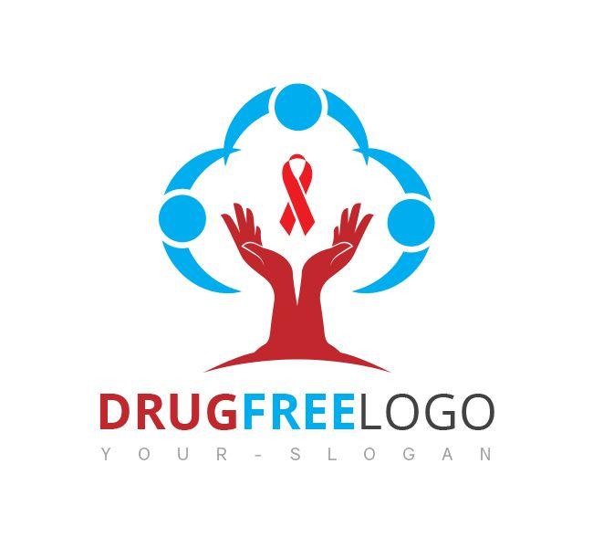 Drug Logo - Drug Free Logo & Business Card Template - The Design Love