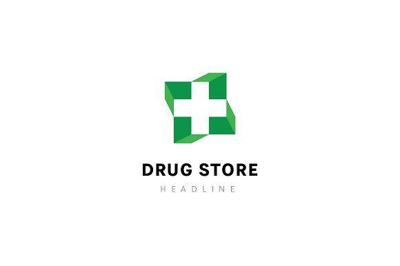 Drug Logo - Drug store logo. Logo Templates Creative Market