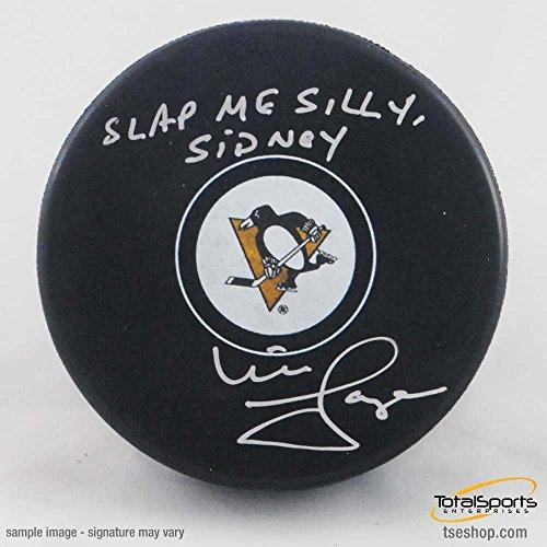 Plds Logo - Mike Lange Autographed Logo Puck with 