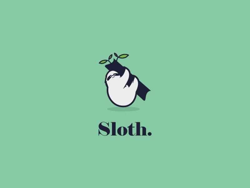 Sloth Logo - Logo Sloth | Design | Logos | Sloth, Logos, Baby sloth