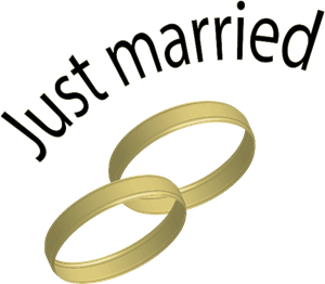Married Logo - Just married Logo Vector (.EPS) Free Download