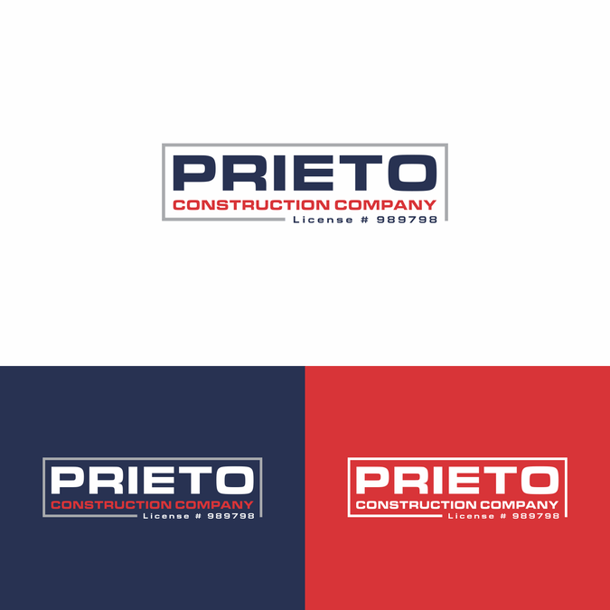 Prieto Logo - Award winning construction company needs new logo. Logo design contest